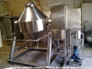 picture of a double cone mixer