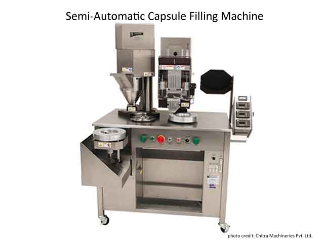 Encapsulators-Image of semi automatic capsule filling machine