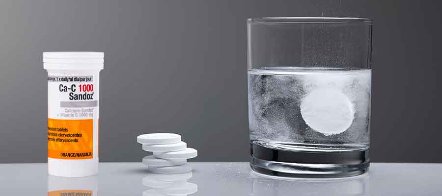 Image of effervescent tablets