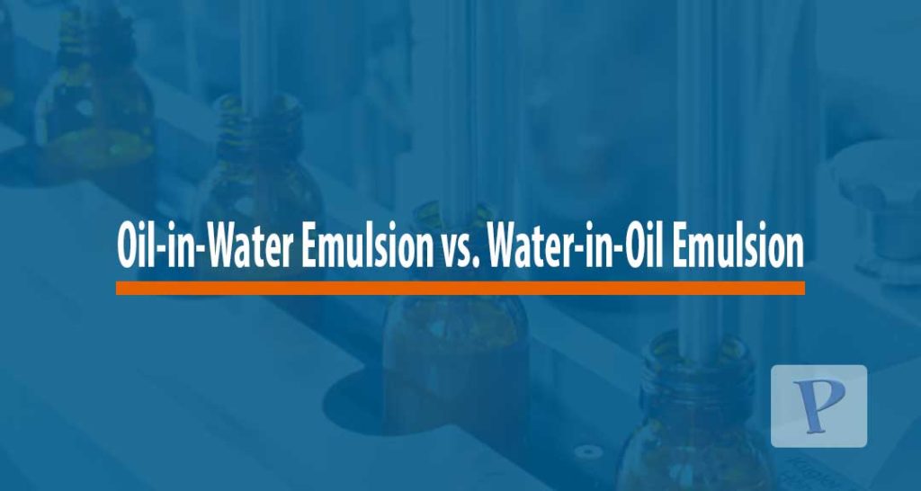 water in oil emulsion pharmacy drug