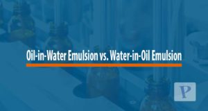 oil in water and water in oil emulsion difference